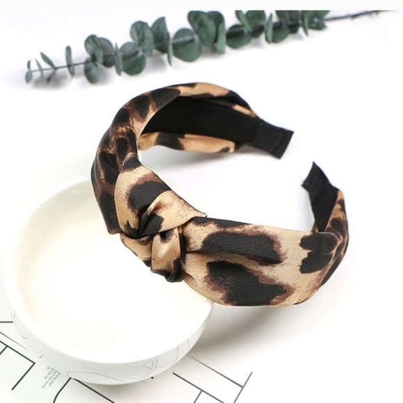 Golden Threads Accessories - Leopard Knot Headband; Only One Left!